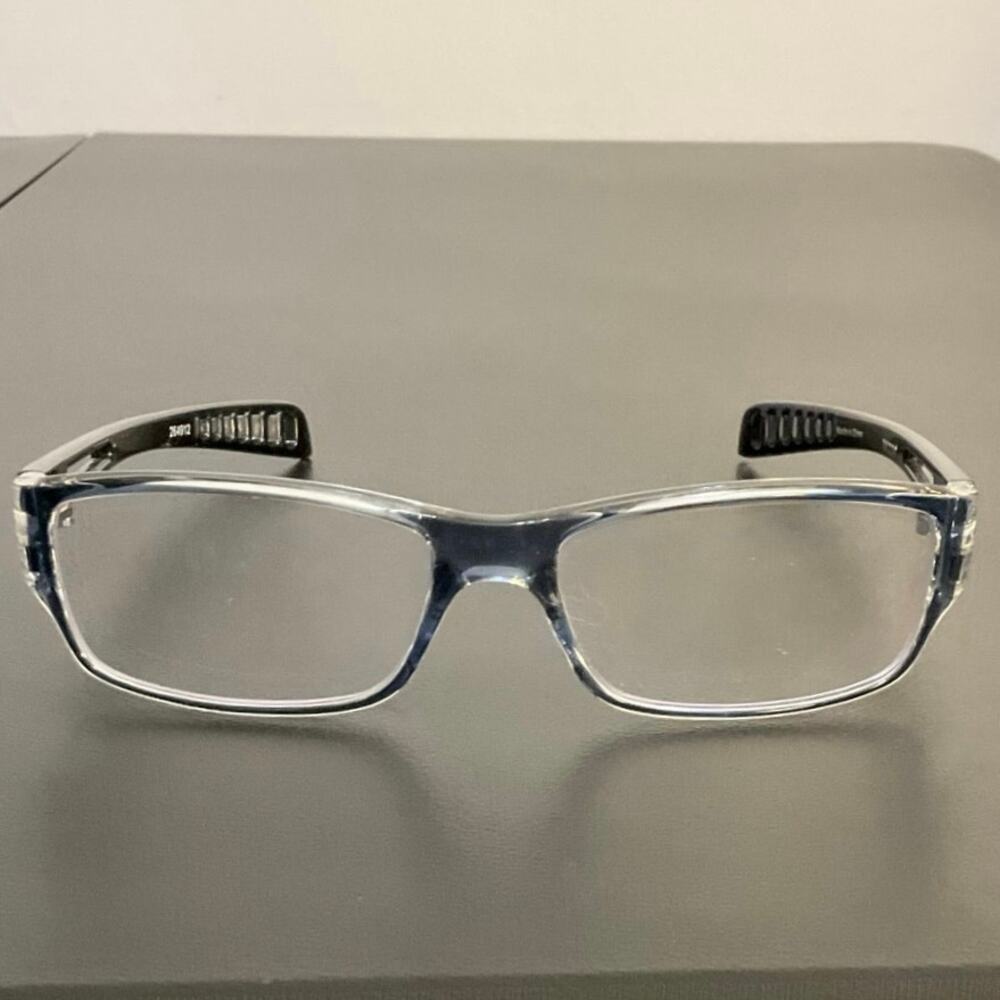 Zenni Optical Clear and Black Plastic Eyeglass Frames 264912